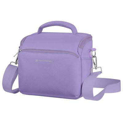 K&F Concept camera sling bag paars - compact schoudertas voor fotografie 23.5x21x14cm