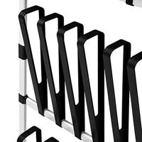 Laarzenrek met stangen telescopisch aluminium - thumbnail