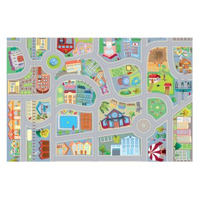 ACHOKA verkeerskleed met 2 auto's 69 x 100 cm