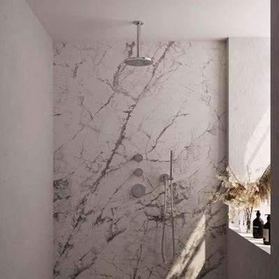 Regendoucheset Inbouw Brauer Chrome Edition Thermostatisch 20 cm met Gebogen Wandarm en Handdouche 3-Standen Losse Stopkranen Chroom Brauer Regendoucheset Inbouw Brauer Chrome Edition Thermostatisch 20 cm met Gebogen Wandarm en Handdouche 3-Standen Losse Stopkranen Chroom Brauer
