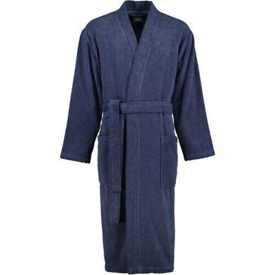 Cawö Cawo Heren Home Kimono Uni 828 M blau