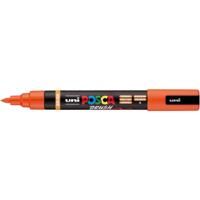 Uni Posca paintmarker PC-5BR, 1 - 4 mm, penseel punt, donkeroranje - thumbnail