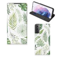 Samsung Galaxy S21 Plus Smart Cover Leaves - thumbnail