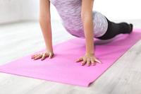 Yogamat - antislip - 173x58 - roze - thumbnail