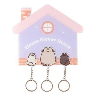 Pusheen Key rack incl. 3 key rings Pusheen Key rack incl. 3 key rings