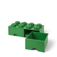 Room Copenhagen LEGO Brick Drawer 8 Groen opbergdoos - thumbnail
