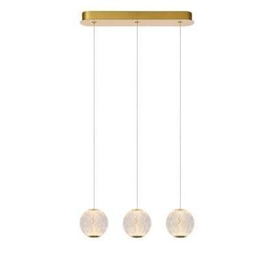 Lucide CINTRA - Hanglamp - LED Dimb. - 3x4,7W 2700K - Transparant