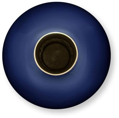 Pip Studio Vaas Metaal Donkerblauw 26cm Pip Studio Vaas Metaal Donkerblauw 26cm