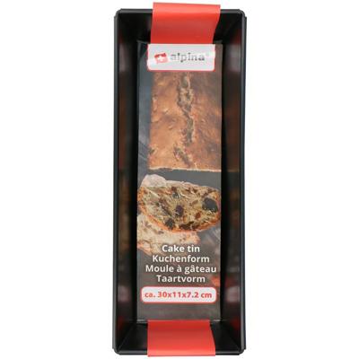 Alpina Cakevorm 30x11x7.2 cm Zwart