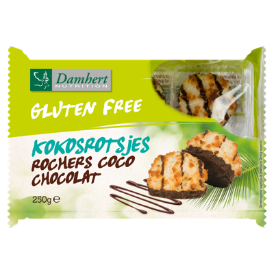 Damhert Kokosrotsjes Chocolade