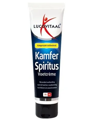 Lucovitaal Voetcreme kamfer spiritus 75 Milliliter Lucovitaal Voetcreme kamfer spiritus 75 Milliliter
