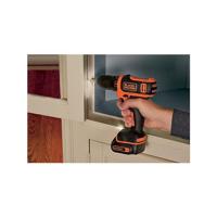 BLACK+DECKER BDCDD12 10.8V 1.5Ah Schroefboormachine | 1x 10.8V 1.5Ah accu + 200 mA lader - BDCDD12-QW - thumbnail