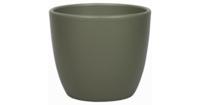 Floran bloempot boule 28x25 cm legergroen mat - thumbnail