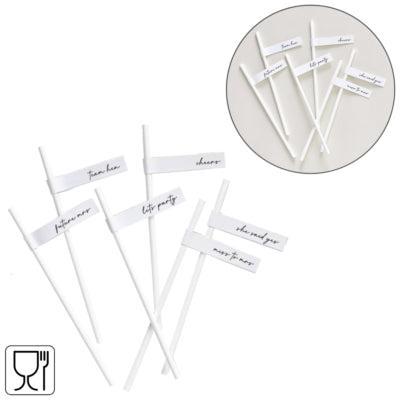 Ginger Ray team bride papieren rietjes set van 16 | 20 stuks
