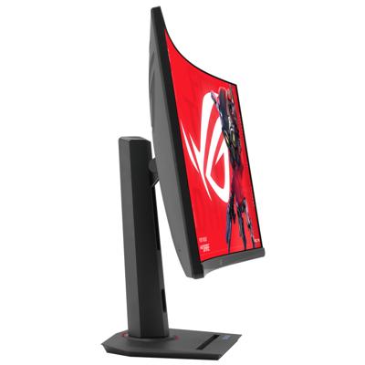 ASUS ROG Strix XG32WCS USB Type-C Gaming Monitor – 32-inch (31.5 viewable) 2560x1440, Curved, 180Hz (Above 144Hz), 1ms (GTG), Fast VA, Extreme Low Motion Blur Sync, USB Type-C, FreeSync