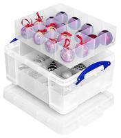 Really Useful Box opbergdoos 21 liter, transparant - thumbnail