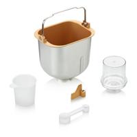 Graef BA806EU Broodbakmachine Anti-aanbaklaag, Timerfunctie 750 g IJzermica (zijdemat), Grijs - thumbnail