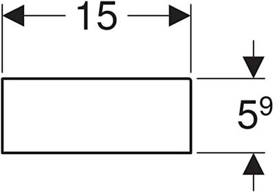 Geberit Smyle Lade-Inzet 32,3x15x5,9 cm Lava