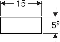 Geberit Smyle Lade-Inzet 32,3x15x5,9 cm Lava - thumbnail