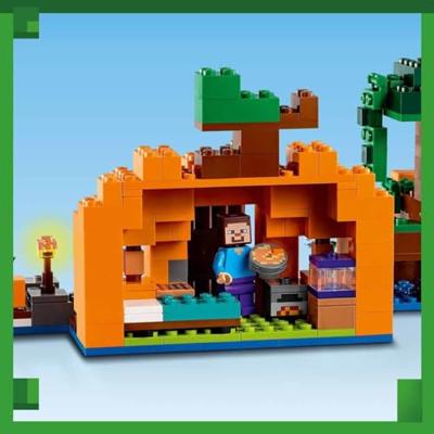 LEGO Minecraft - De pompoenboerderij Constructiespeelgoed
