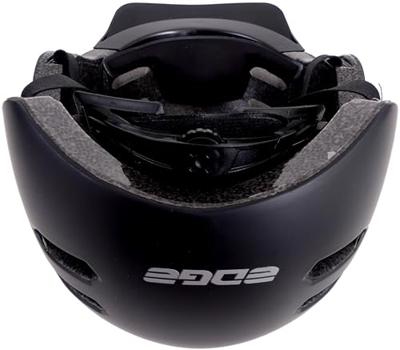 Edge fietshelm urban e-bike pedelec medium (54-58cm) zwart nta 8776 keurmerk (bromfiets & speed pedelec)