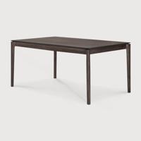 Ethnicraft Uitschuifbare Eettafel 'Bok' Gevernist Eikenhout, 160/240 x 90cm, kleur Bruin - thumbnail