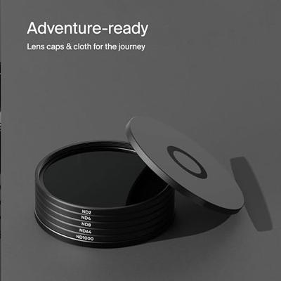 Urth 58mm ND2, ND4, ND8, ND64, ND1000 Lens Filter Kit (Plus+)