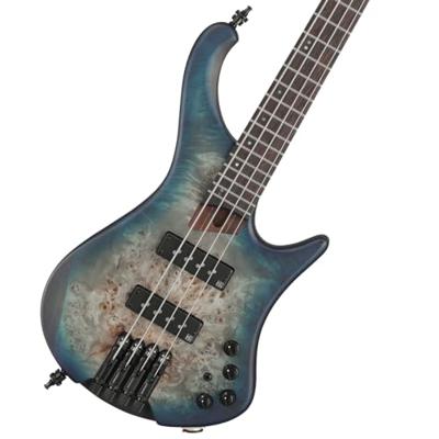 Ibanez EHB1500 Bass Workshop Cosmic Blue Starburst Flat headless basgitaar met gigbag