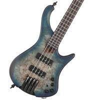 Ibanez EHB1500 Bass Workshop Cosmic Blue Starburst Flat headless basgitaar met gigbag - thumbnail