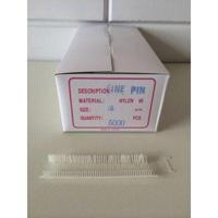 Nylon textielpins 15mm fijn 5.000 stuks - thumbnail