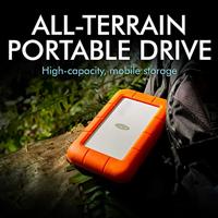 LaCie Rugged 4 TB Externe harde schijf (2,5 inch) USB-C Zilver, Oranje STFR4000800 - thumbnail