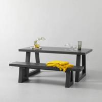 Wehkamp Home eettafel en eetkamerbankje Bronx 180 cm - thumbnail