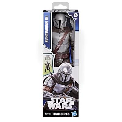 De Mandalorian actiefiguur van 30 cm, Titan-serie, superheldenspeelgoed voor kinderen, Star Wars, geschikt voor kinderen vanaf 4 jaar.