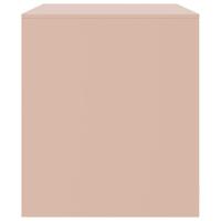 Tv-meubel 67x39x44 cm staal roze - thumbnail