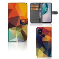 OnePlus Nord N10 | Book Case | Polygon Color | Portemonnee hoesje - thumbnail