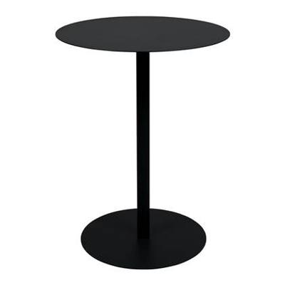 Zuiver Ronde Bistrotafel 'Snow' Staal, 57cm, kleur Zwart