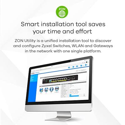 Zyxel GS1900-8HP v3 PoE Managed L2 Gigabit Ethernet (10/100/1000) Power over Ethernet (PoE) Zwart - thumbnail