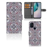 OnePlus Nord N10 | Bookcase | Flower Tiles - thumbnail