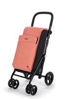 Carlett LETT 430 Urban Quad 50 Ltr Shopping Trolley -Salmon - thumbnail