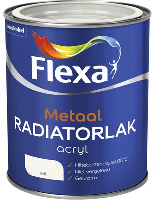 Flexa Radiatorlak Acryl - Wit - thumbnail