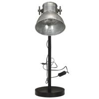 VidaXL Bureaulamp 25 w e27 17x17x60 cm vintage zilverkleurig - thumbnail