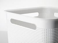 Rotho brisen flexibele wasmand 41l wit - thumbnail