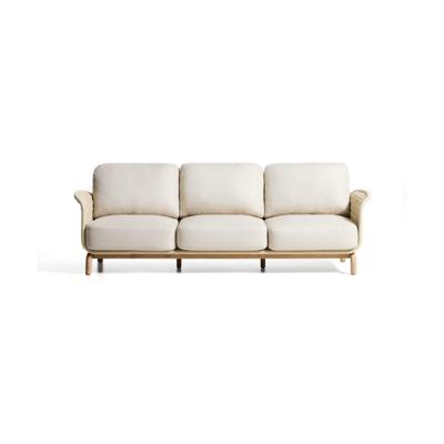 Kave Home Alipa tuinbank 3-zits Ecru