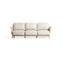 Kave Home Alipa tuinbank 3-zits Ecru - thumbnail