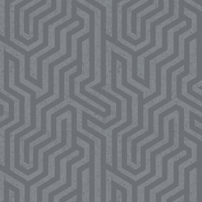 Dutch Wallcoverings Pavone - Riviera Platinum Blue