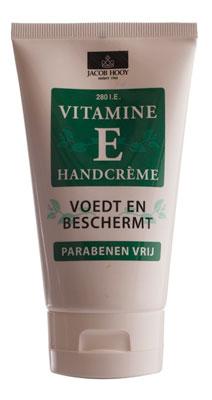 Jacob Hooy Vitamine E hand en bodycreme tube 150 Milliliter