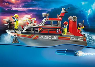 Playmobil 70140 Redding Op Zee: Brandbestrijdings Missie Met Playmobil 70140 Redding Op Zee: Brandbestrijdings Missie Met