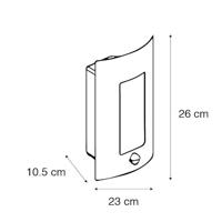 QAZQA Buitenwandlamp antraciet met bewegingssensor IP44 - Emmerald 1 - thumbnail