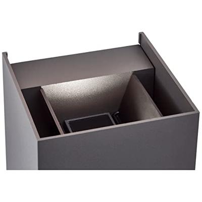 Brilliant Hilly G90961A63 LED-buitenlamp (wand) LED Lichtbron niet vervangbaar 6 W Grijs Brilliant Hilly G90961A63 LED-buitenlamp (wand) LED Lichtbron niet vervangbaar 6 W Grijs