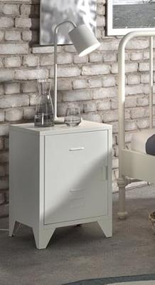 Vipack Bronxx Nachtkastje - Wit